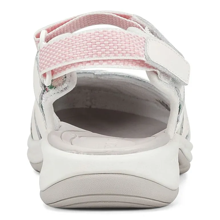Easy Spirit Womens Esplash Adjustable Strap Flat Sandals