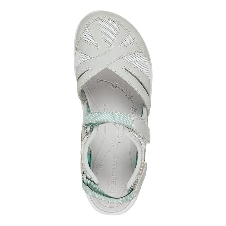 Easy Spirit Womens Esplash Adjustable Strap Flat Sandals