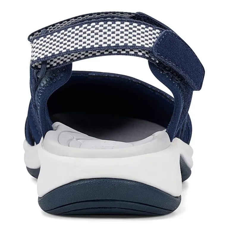 Easy Spirit Womens Esplash Adjustable Strap Flat Sandals
