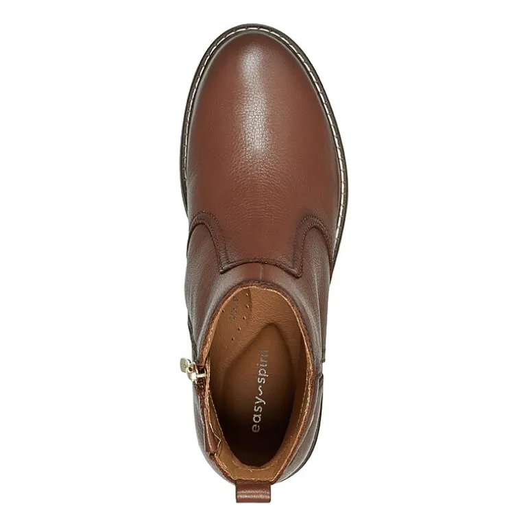 Easy Spirit Womens Juna Stacked Heel Booties