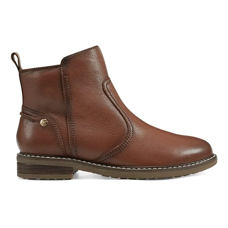 Easy Spirit Womens Juna Stacked Heel Booties