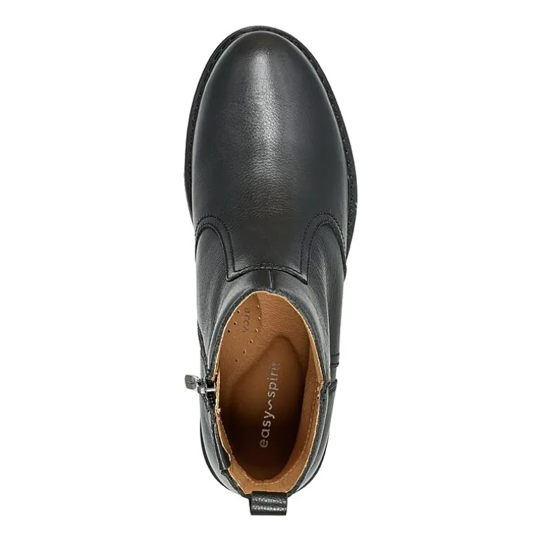 Easy Spirit Womens Juna Stacked Heel Booties