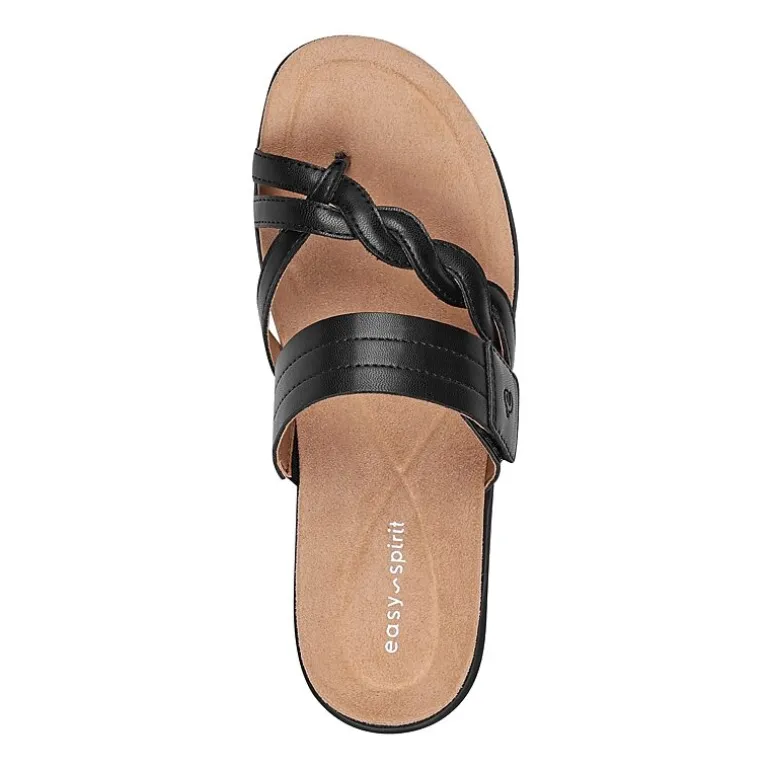 Easy Spirit Womens Waren Flat Sandals