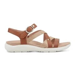 Easy Spirit Womens Wayan Adjustable Strap Flat Sandals