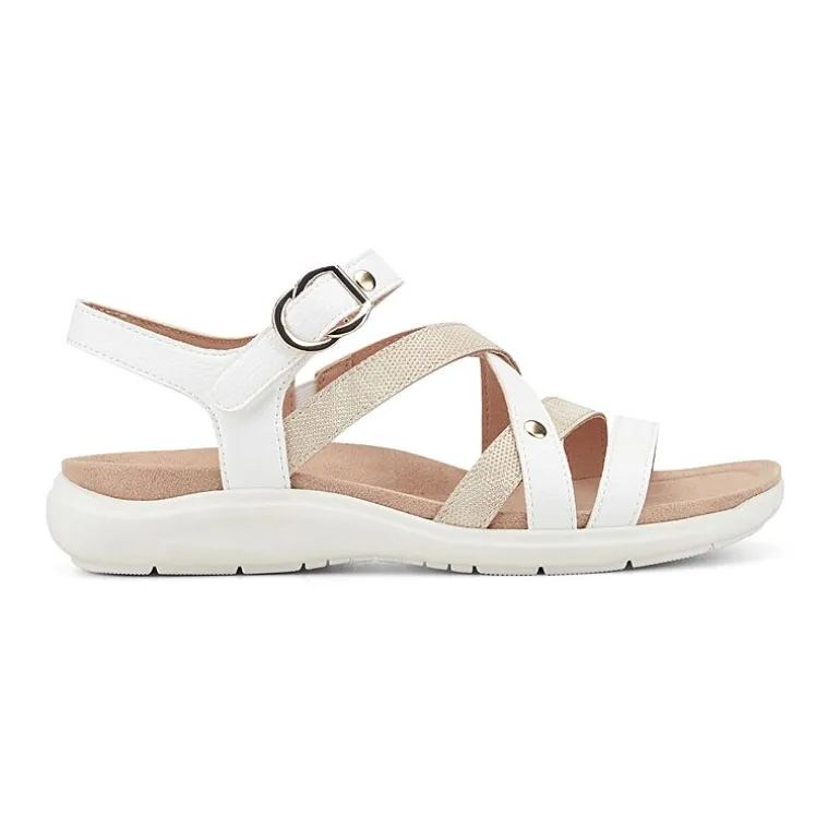 Easy Spirit Womens Wayan Adjustable Strap Flat Sandals