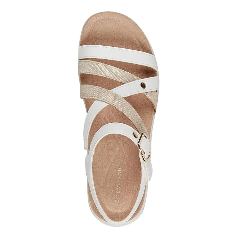 Easy Spirit Womens Wayan Adjustable Strap Flat Sandals