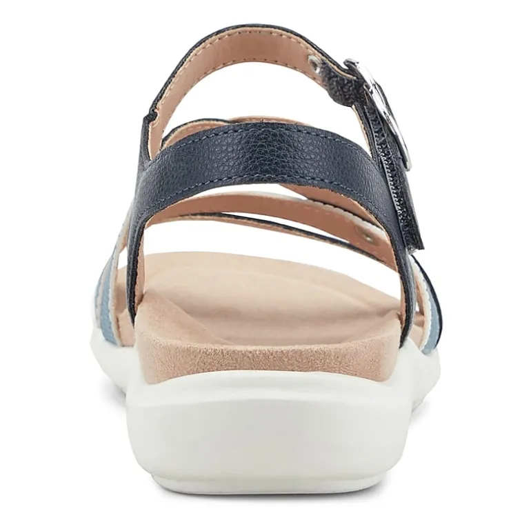 Easy Spirit Womens Wayan Adjustable Strap Flat Sandals