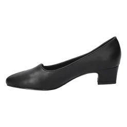Easy Street Astrid Womens Almond Closed Toe Block Heel Pumps