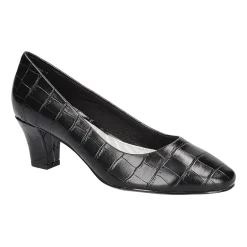 Easy Street Ballari Womens Round Stiletto Heel Pumps