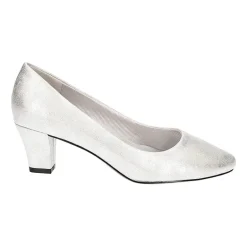 Easy Street Ballari Womens Round Stiletto Heel Pumps
