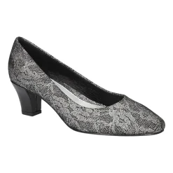 Easy Street Ballari Womens Round Stiletto Heel Pumps