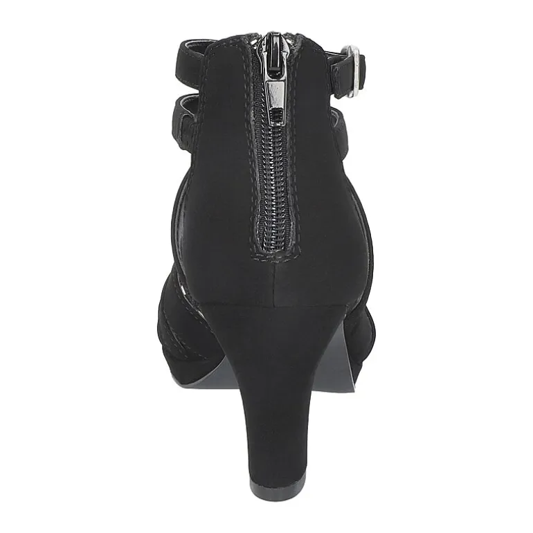 Easy Street Crissa Womens Round Open Toe Stiletto Heel Pumps