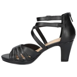 Easy Street Crissa Womens Round Open Toe Stiletto Heel Pumps