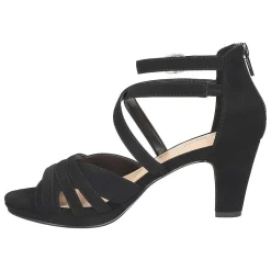 Easy Street Crissa Womens Round Open Toe Stiletto Heel Pumps