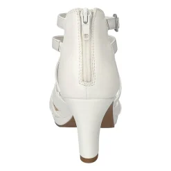Easy Street Crissa Womens Round Open Toe Stiletto Heel Pumps