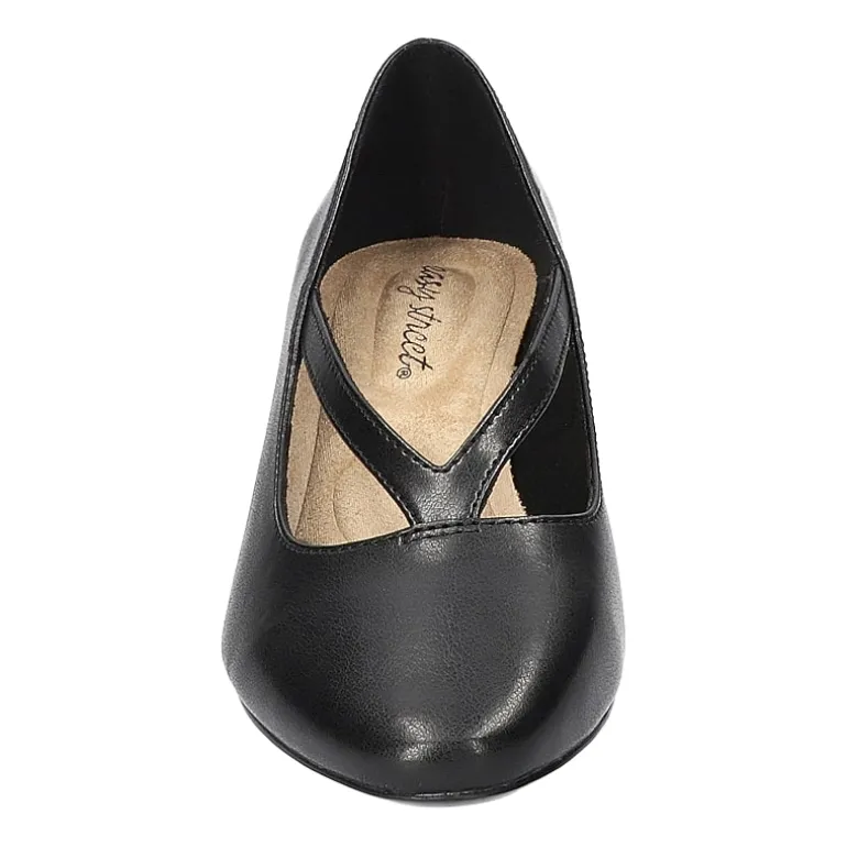 Easy Street Culver Womens Almond Closed Toe Stiletto Heel Pumps