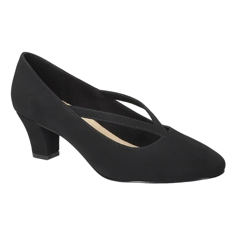 Easy Street Culver Womens Almond Closed Toe Stiletto Heel Pumps