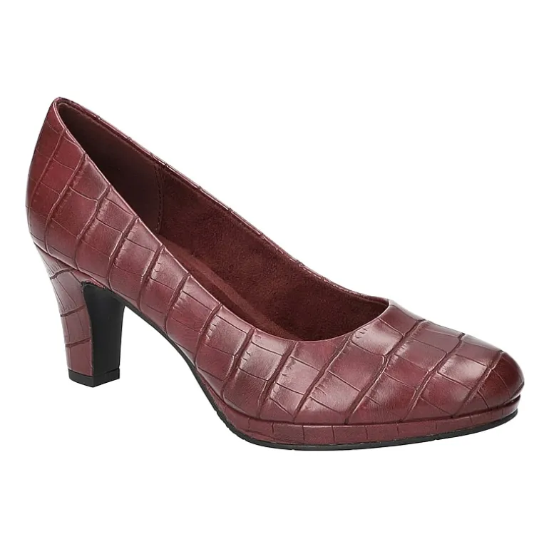 Easy Street Equinox Womens Round Stiletto Heel Pumps