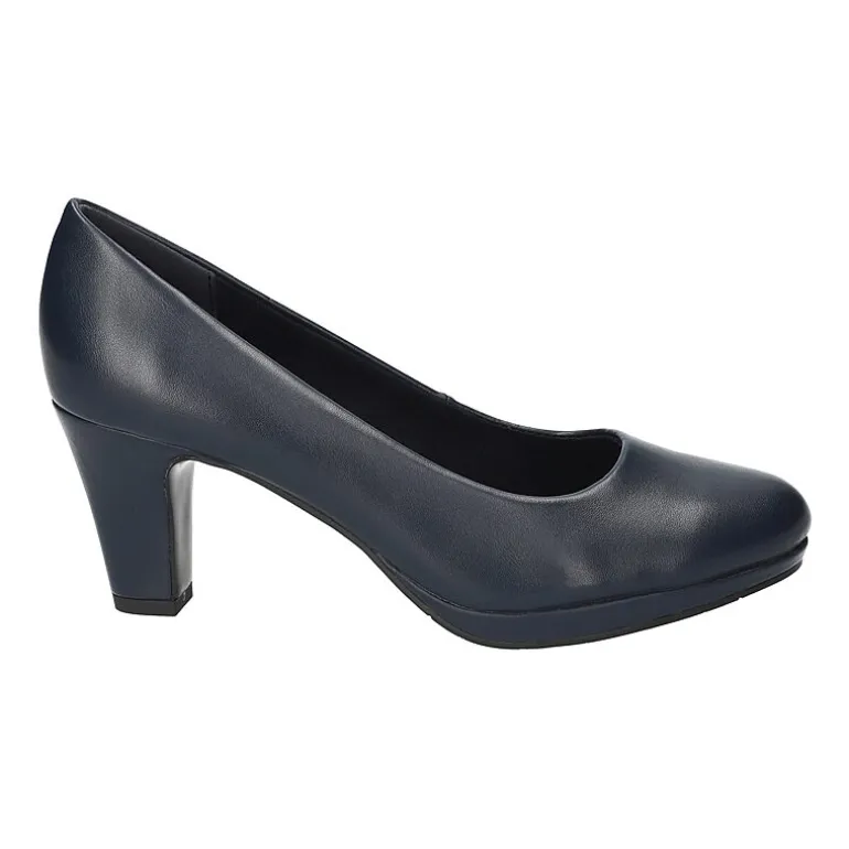 Easy Street Equinox Womens Round Stiletto Heel Pumps