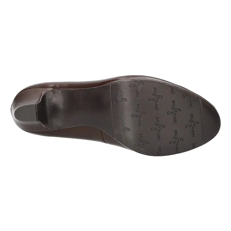 Easy Street Equinox Womens Round Stiletto Heel Pumps