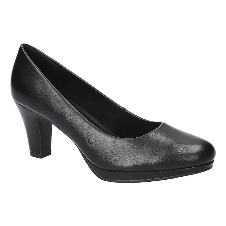 Easy Street Equinox Womens Round Stiletto Heel Pumps
