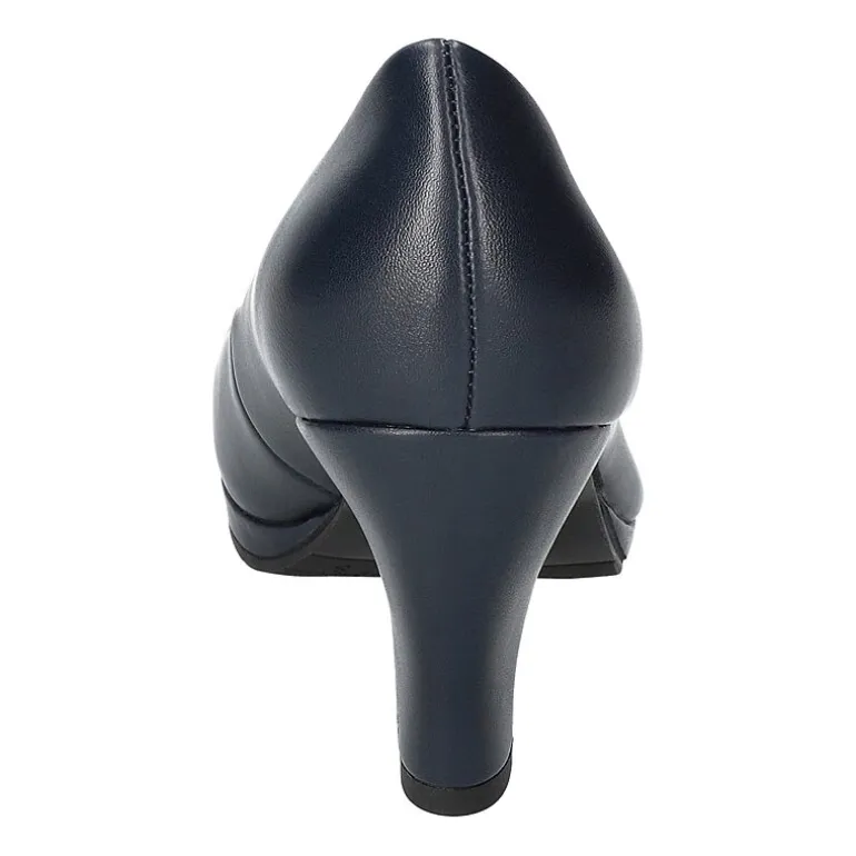 Easy Street Equinox Womens Round Stiletto Heel Pumps