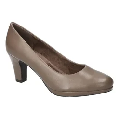 Easy Street Equinox Womens Round Stiletto Heel Pumps