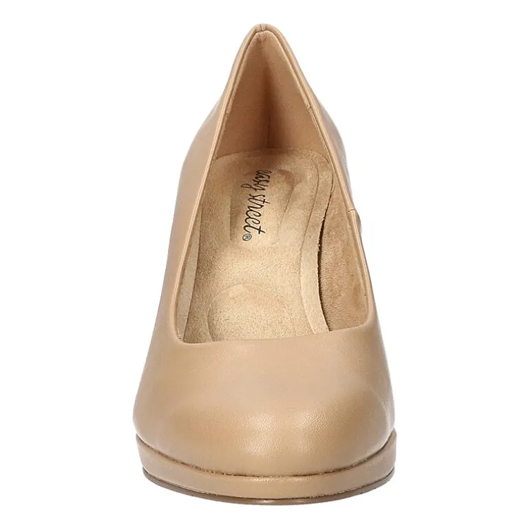 Easy Street Equinox Womens Round Closed Toe Stiletto Heel Pumps