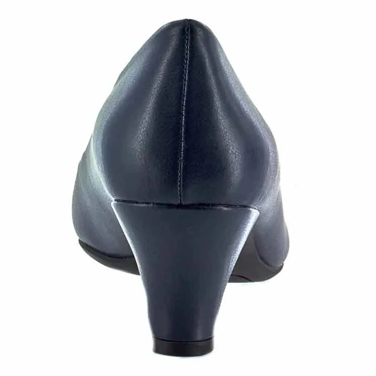 Easy Street Fabulous Womens Round Cone Heel Pumps
