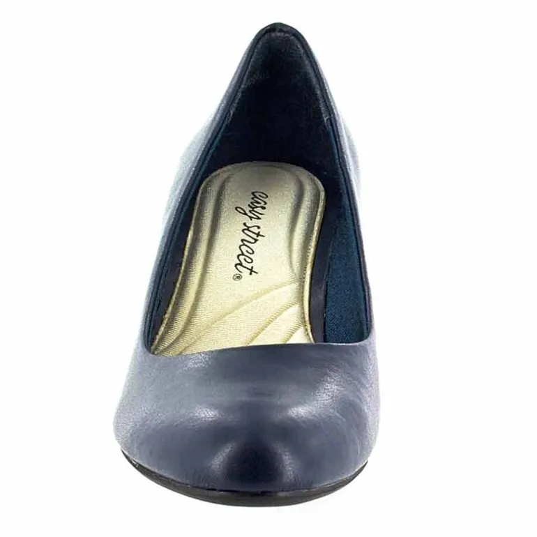 Easy Street Fabulous Womens Round Cone Heel Pumps