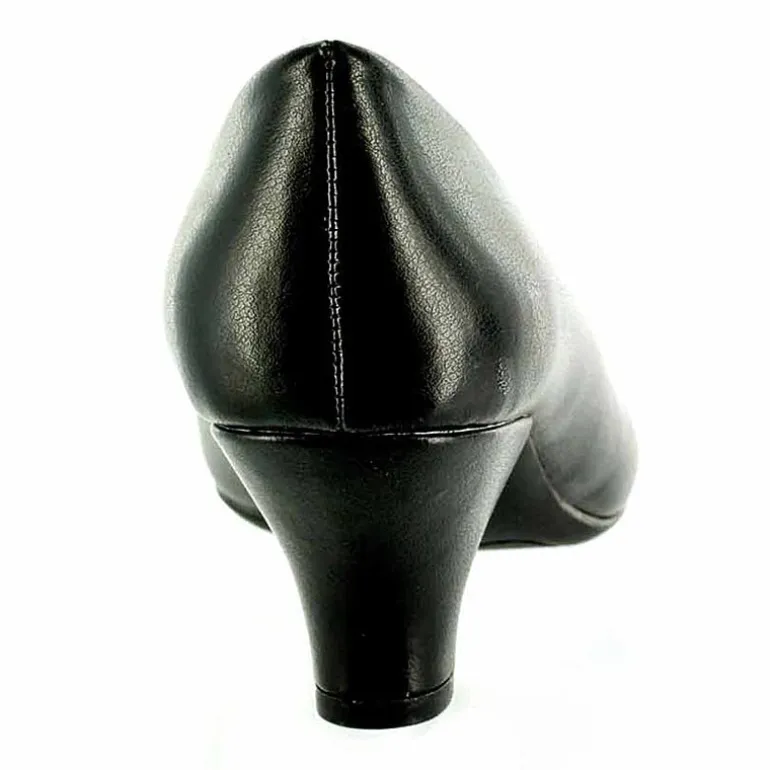Easy Street Fabulous Womens Round Cone Heel Pumps