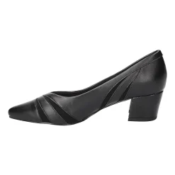 Easy Street Lizbeth Womens Pointed Closed Toe Block Heel Pumps