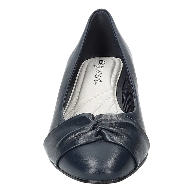 Easy Street Lyanna Womens Round Closed Toe Flat Heel Pumps