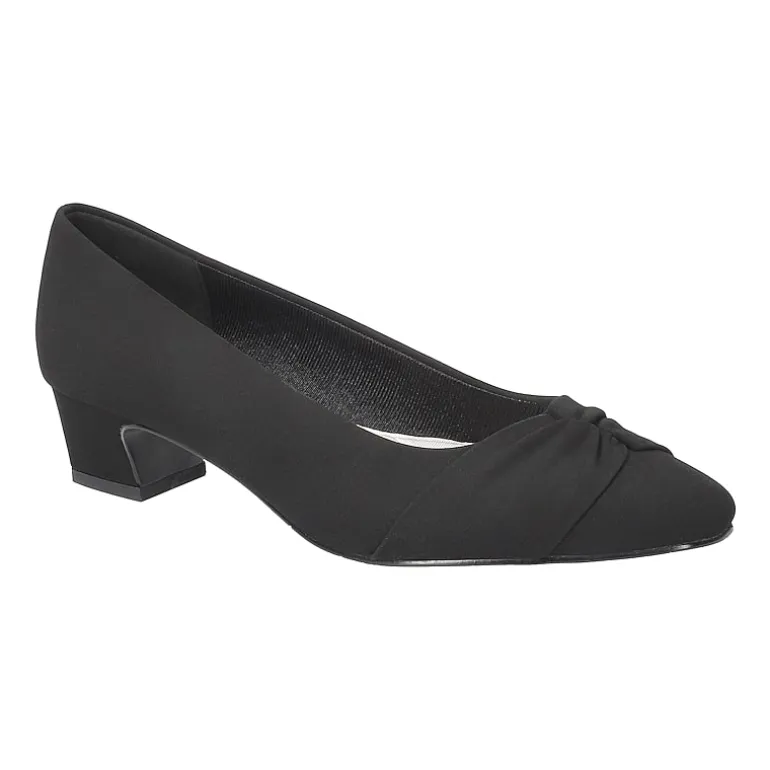 Easy Street Lyanna Womens Round Closed Toe Flat Heel Pumps