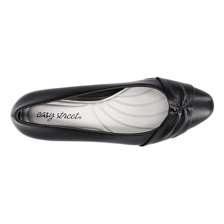 Easy Street Lyanna Womens Round Closed Toe Flat Heel Pumps
