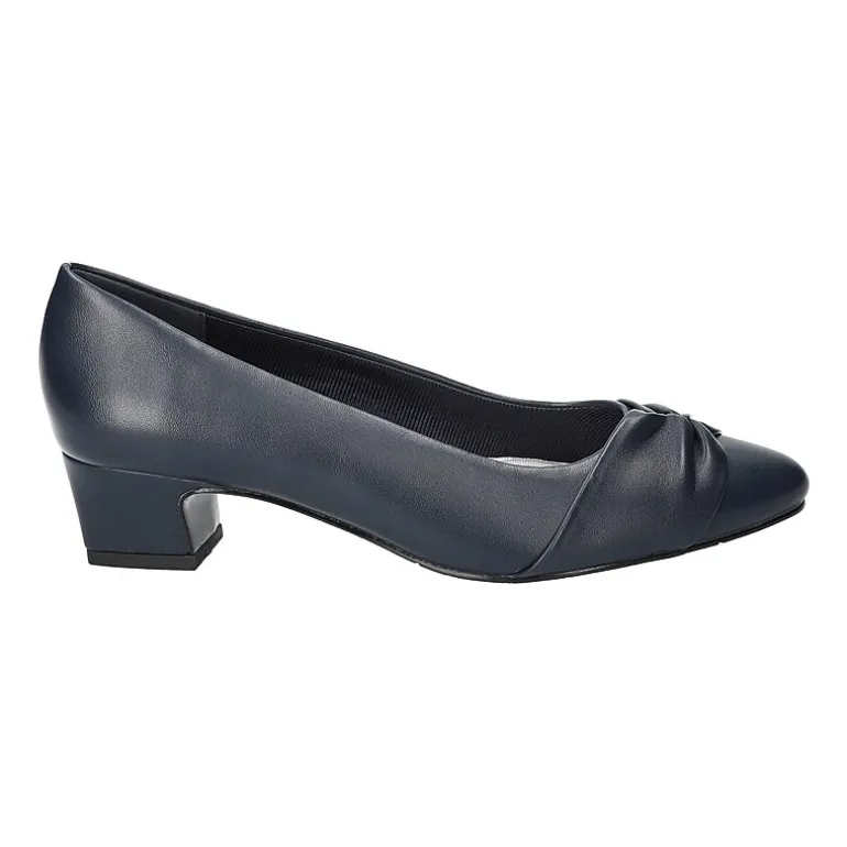 Easy Street Lyanna Womens Round Closed Toe Flat Heel Pumps