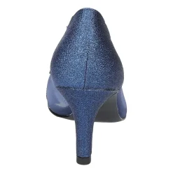 Easy Street Picaboo Womens Round Open Toe Stiletto Heel Pumps