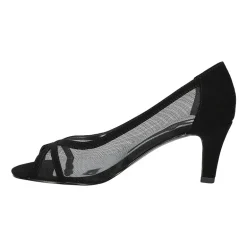 Easy Street Picaboo Womens Round Open Toe Stiletto Heel Pumps