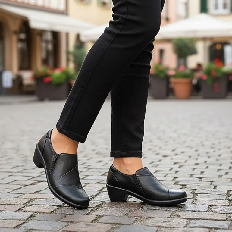 Easy Street Rey Womens Round Closed Toe Clogs