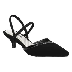 Easy Street Unna Womens Pointed Closed Toe Kitten Heel Pumps