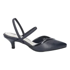 Easy Street Unna Womens Pointed Closed Toe Kitten Heel Pumps