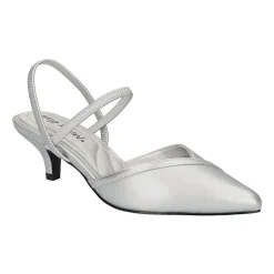 Easy Street Unna Womens Pointed Closed Toe Kitten Heel Pumps