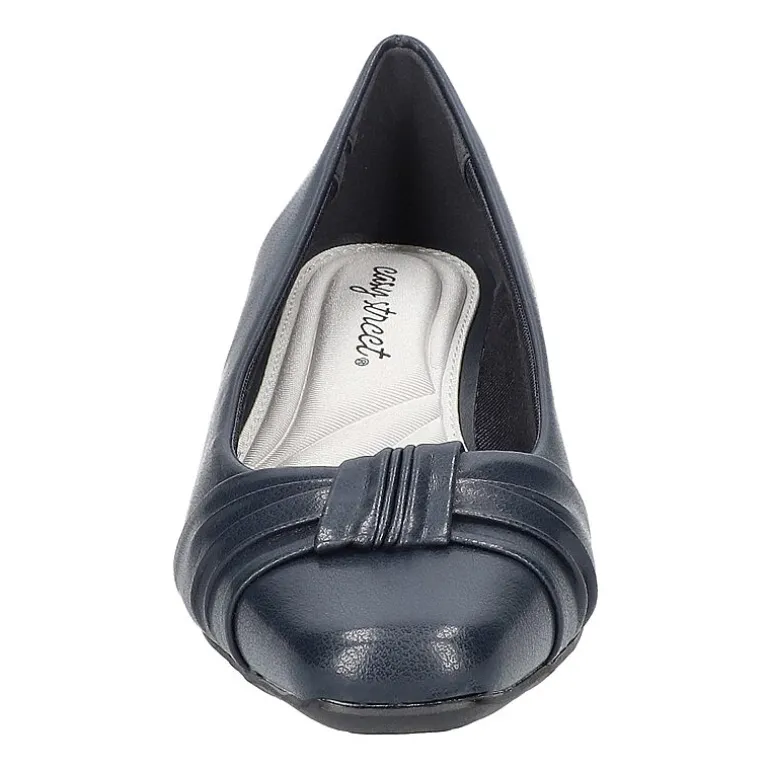 Easy Street Waive Womens Square Kitten Heel Pumps