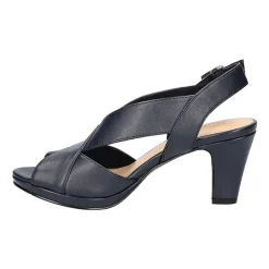 Easy Street Womens Christy Heeled Sandals