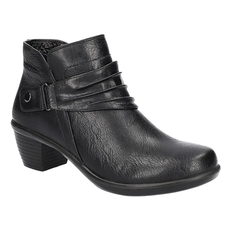 Easy Street Womens Damita Block Heel Booties