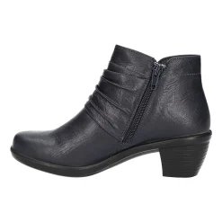 Easy Street Womens Damita Block Heel Booties