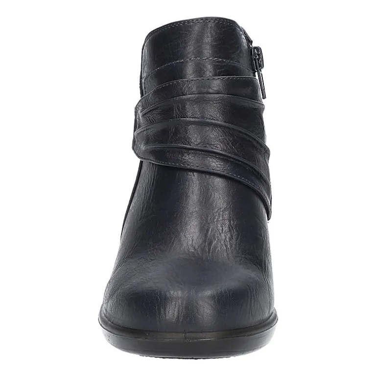 Easy Street Womens Damita Block Heel Booties