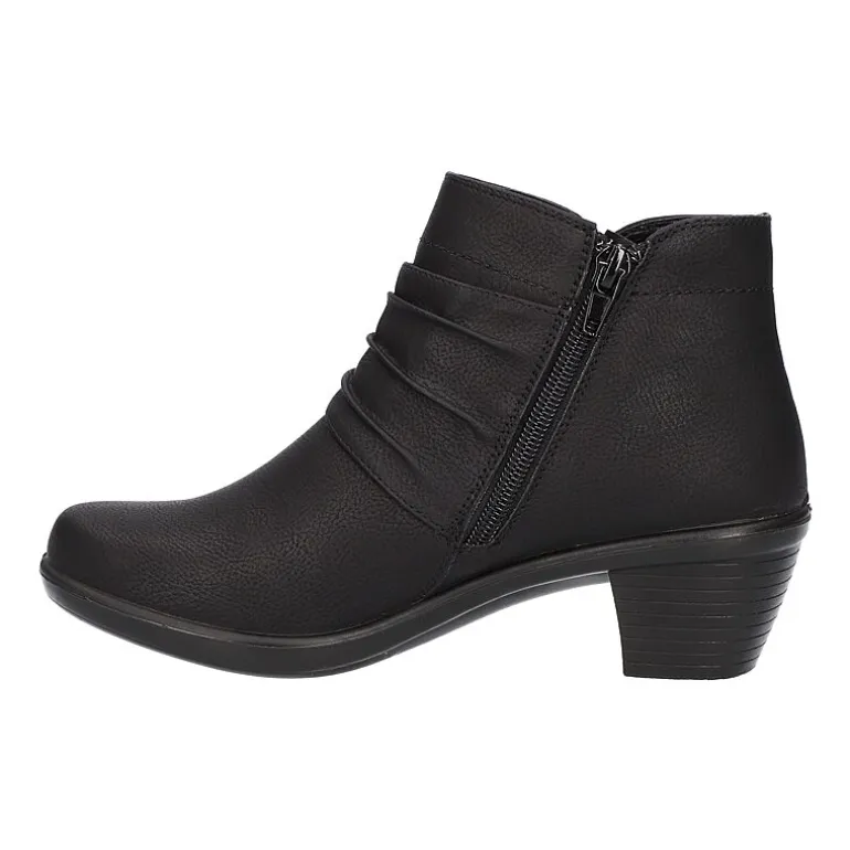 Easy Street Womens Damita Block Heel Booties