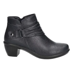 Easy Street Womens Damita Block Heel Booties