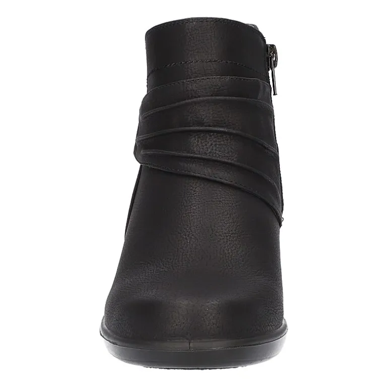 Easy Street Womens Damita Block Heel Booties